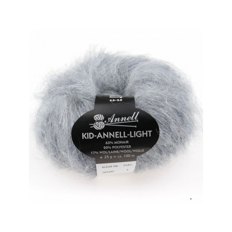 Mohair knitting yarn Kid Annell Light 3026