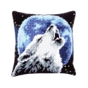 Cross stitch cushion kit Wolf