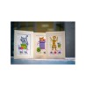 Vervaco Greeting card kit Playful cats set of 3