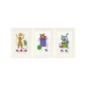 Vervaco Greeting card kit Playful cats set of 3