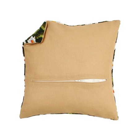Cushion back with zipper - beige