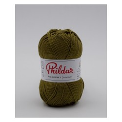 Fil crochet Phildar  Phil Coton 3 vegetal