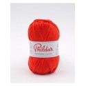 Fil crochet Phildar  Phil Coton 3 vermillon