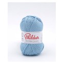 Fil crochet Phildar  Phil Coton 4 azur