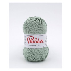 Fil crochet Phildar  Phil Coton 4 amande