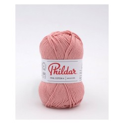 Phildar crochet yarn Phil Coton 4 rose saumon