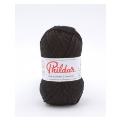 Crochet yarn Phildar Phil Coton 4 noir