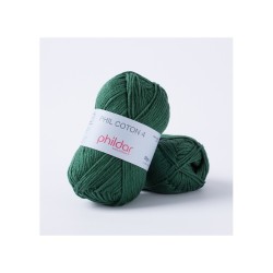 Crochet yarn Phildar Phil Coton 4 cedre