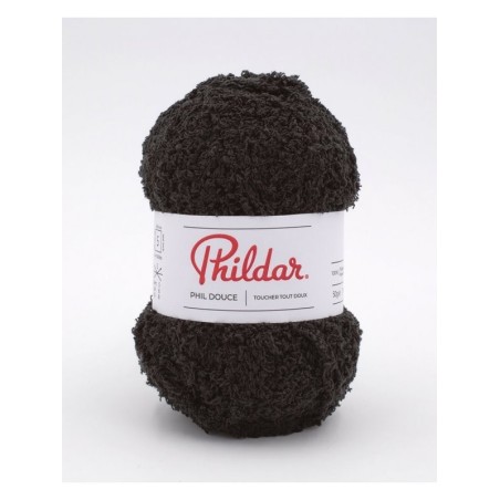 Phildar knitting yarn Phil Douce noir