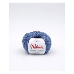 Phildar knitting yarn Phil Nature Outremer