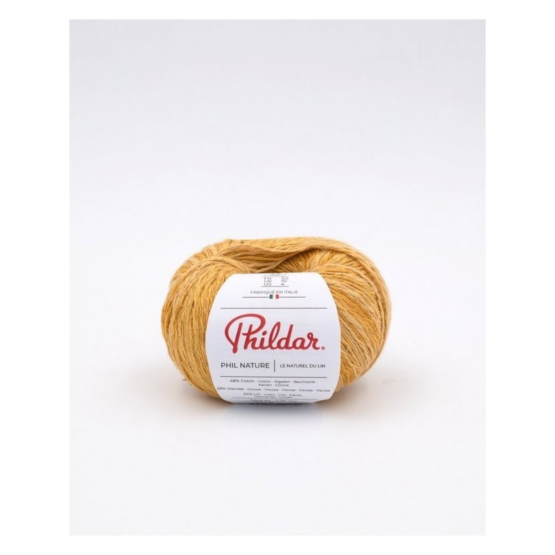 Knitting yarn Phildar Phil Nature Colza