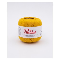 Crochet yarn Phildar Phil Perle 5 Tournesol