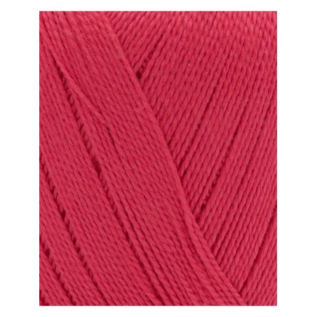 Fil coton crochet Phildar - Phil Perle 5 Framboise, fil coton d