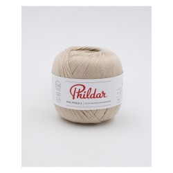 Crochet yarn Phildar Phil Perle 5 Beige