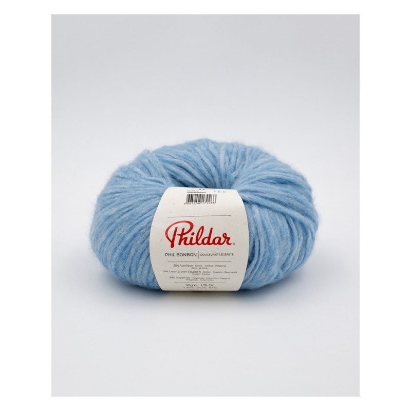 Knitting yarn Phildar Phil Bonbon Océan