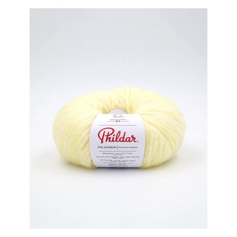 Knitting yarn Phildar Phil Bonbon Zeste