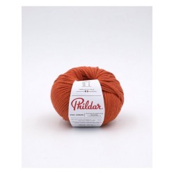 Knitting yarn Phildar Phil Green Caramel