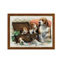 Riolis Embroidery kit Canine Family