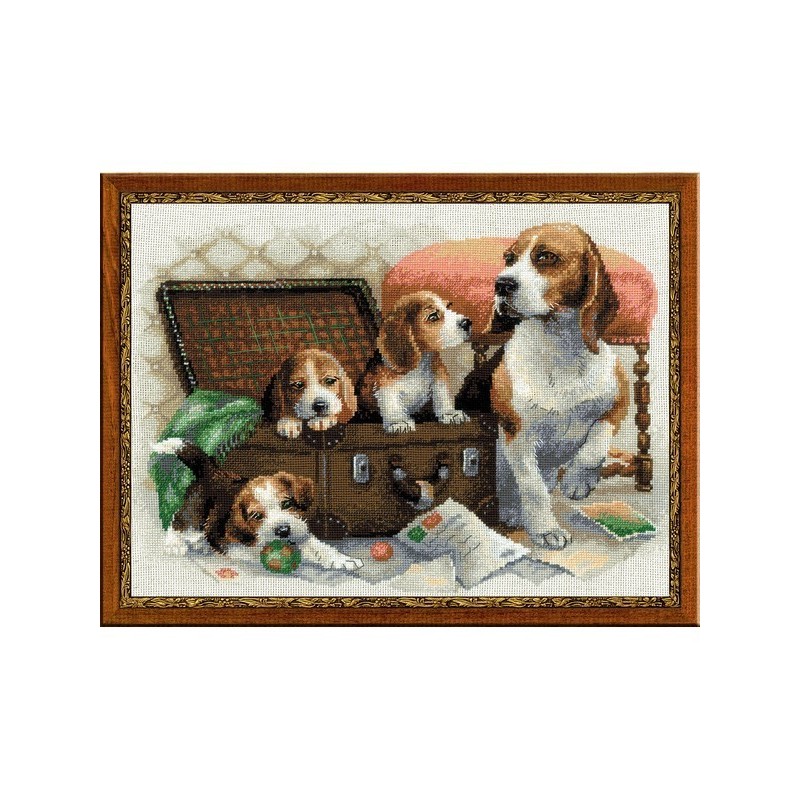 Riolis Embroidery kit Canine Family