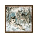 Riolis Embroidery kit Pair of Wolves