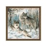 Riolis Embroidery kit Pair of Wolves