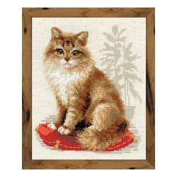 Riolis Embroidery kit Pet Cat