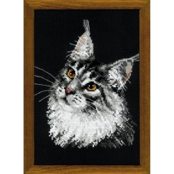 Riolis Embroidery kit Maine Coon