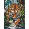 Luca-S Embroidery kit The Tiger