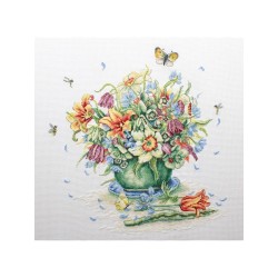 Luca-S Embroidery kit April Bouquet