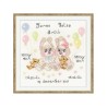 Riolis Embroidery kit Twins Birth Announcement