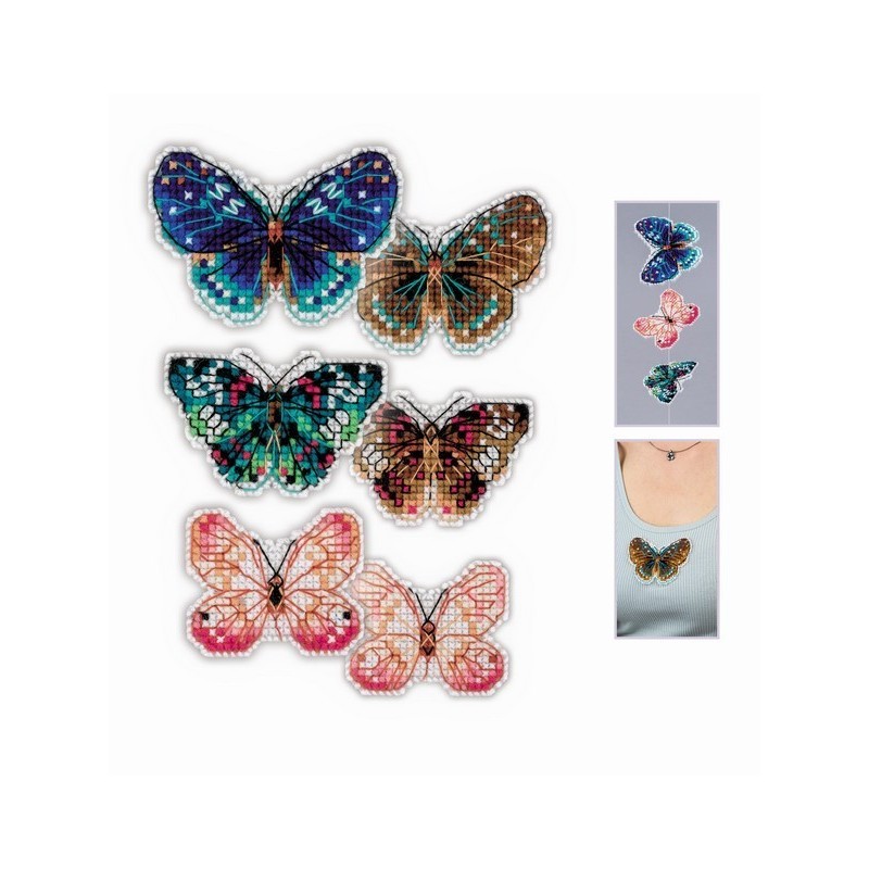 Riolis Embroidery kit Soaring Butterflies
