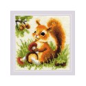 Riolis Embroidery kit Squirrel