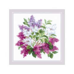 Riolis Embroidery kit Lilac Blossoms