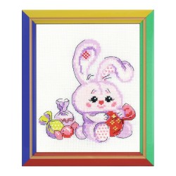 Riolis Embroidery kit Bunny with a Candy