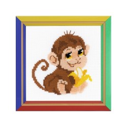 Riolis Embroidery kit Monkey
