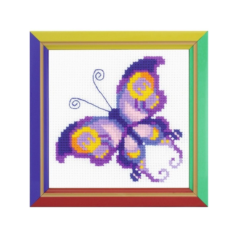 Riolis Borduurpakket Amethist vlinder