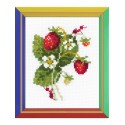 Riolis Embroidery kit Wild Strawberry
