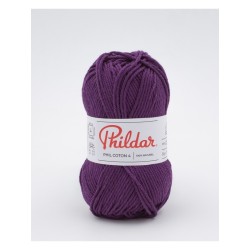 Fil crochet Phildar  Phil Coton 4 raisin