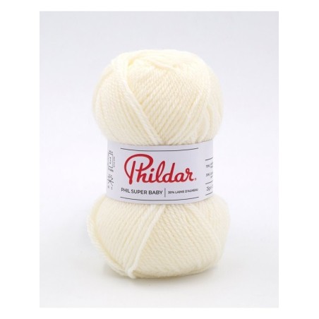 Phildar knitting yarn Phil Super Baby Craie
