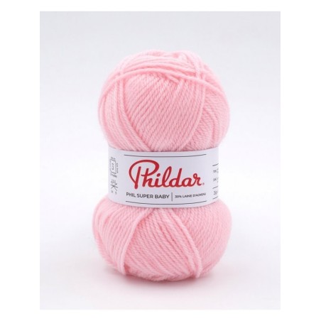 Knitting yarn Phildar Phil Super Baby Rose