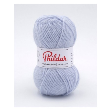 Phildar knitting yarn Phil Super Baby Celeste