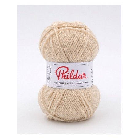 Phildar knitting yarn Phil Super Baby Grège