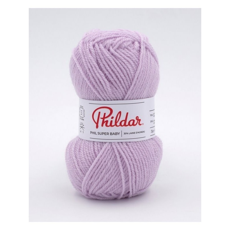 Knitting yarn Phildar Phil Super Baby Parme