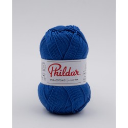 Phildar crochet yarn Phil Coton 3 outremer
