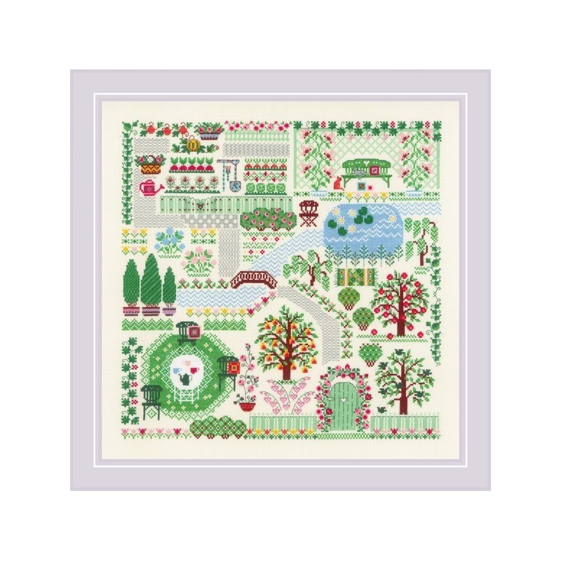  Embroidery kit My Garden