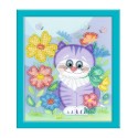  Embroidery kit Kitten 2