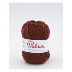 Knitting yarn Phildar Phil Irlandais Acajou
