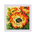 Riolis Embroidery kit Fire Poppies