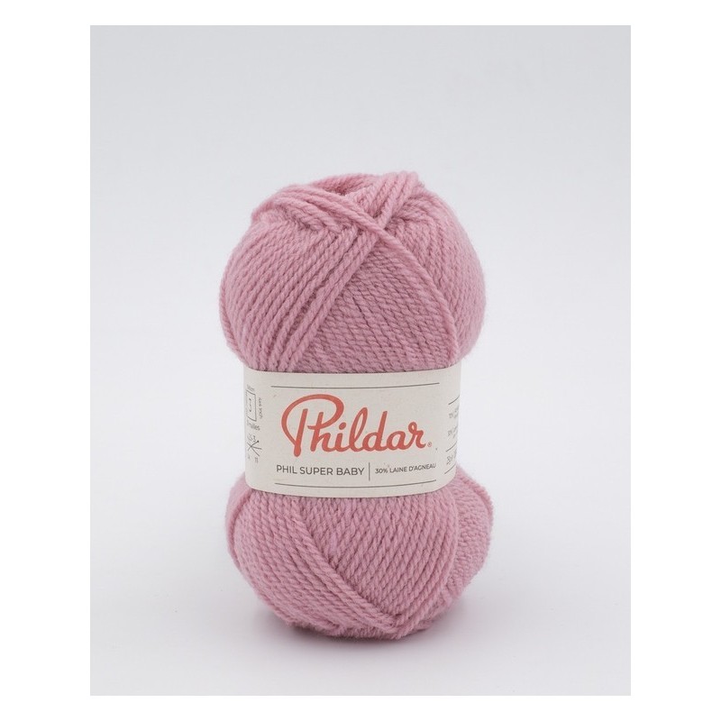 Strickwolle Phildar Phil Super Baby Rose The