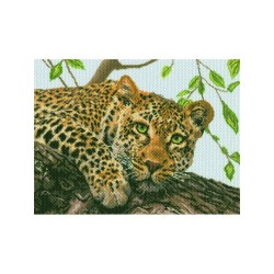 CDA Bedrucktes Aida Leopard